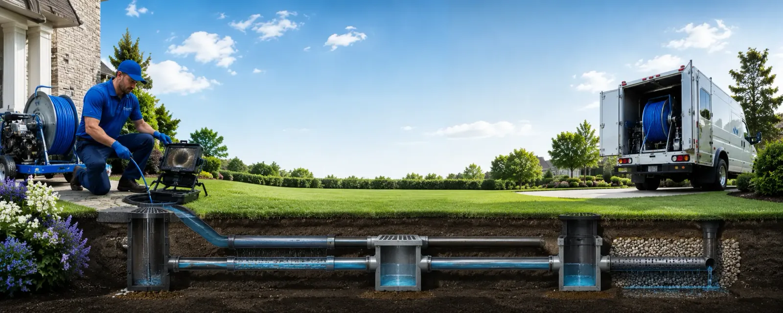 Outdoor drain cleaning information for Lebanon, NJ
